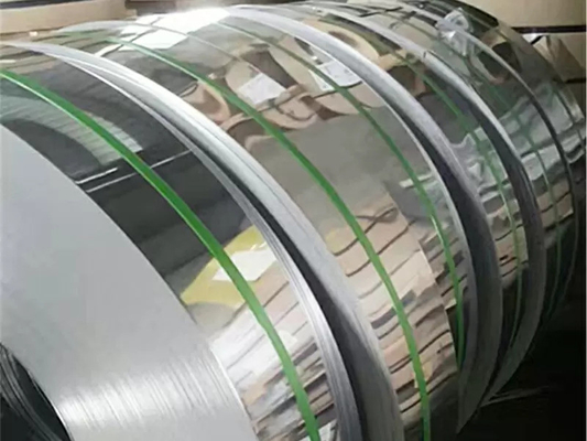 Hassas 304L İnce Paslanmaz Çelik Şerit Stok 10mm~250mm Genişlik