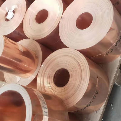 CuSn6 C5191 CuSn8 C5210 Elektronik Konnektörler İçin Fosfor Bronz Şerit Bobin